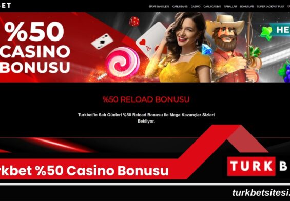 Turkbet %50 Casino Bonusu