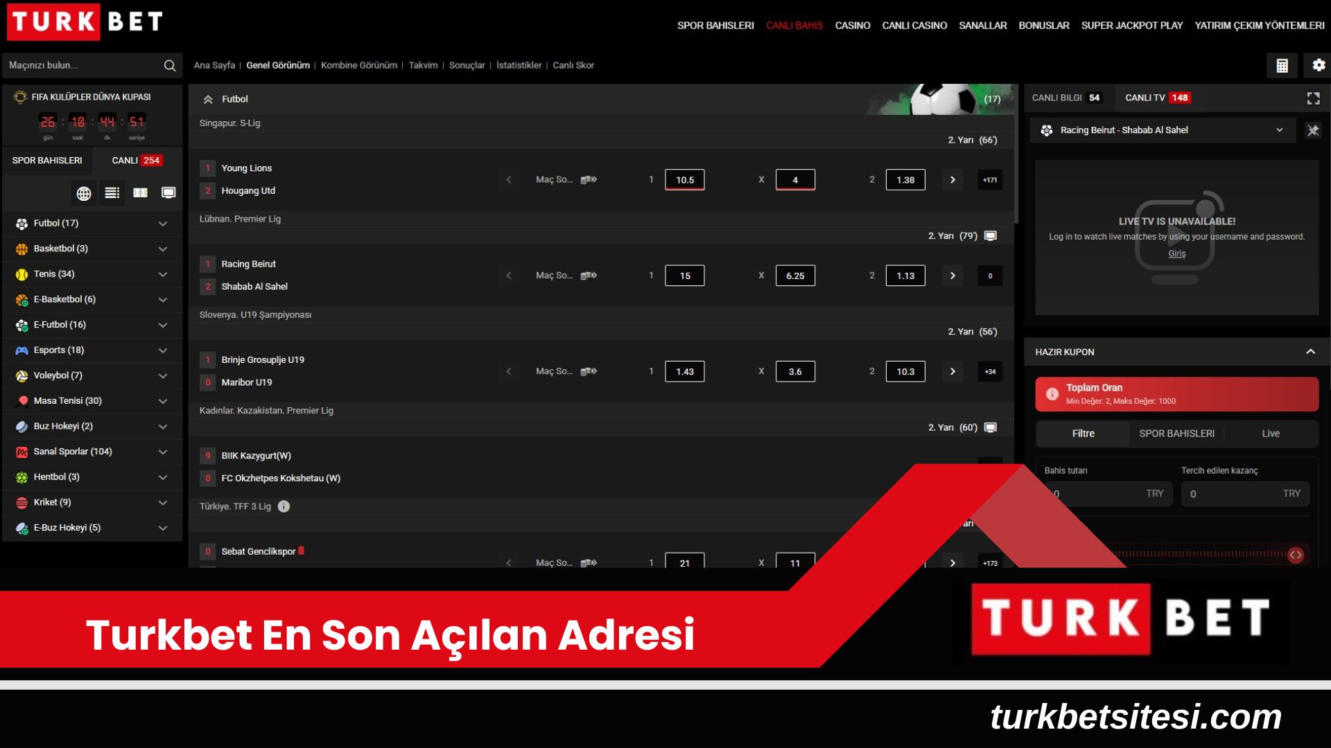 Turkbet En Son Açılan Adresi