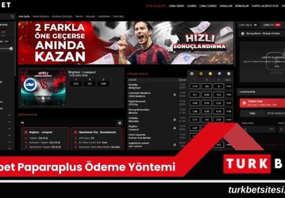 Turkbet Paparaplus Ödeme Yöntemi